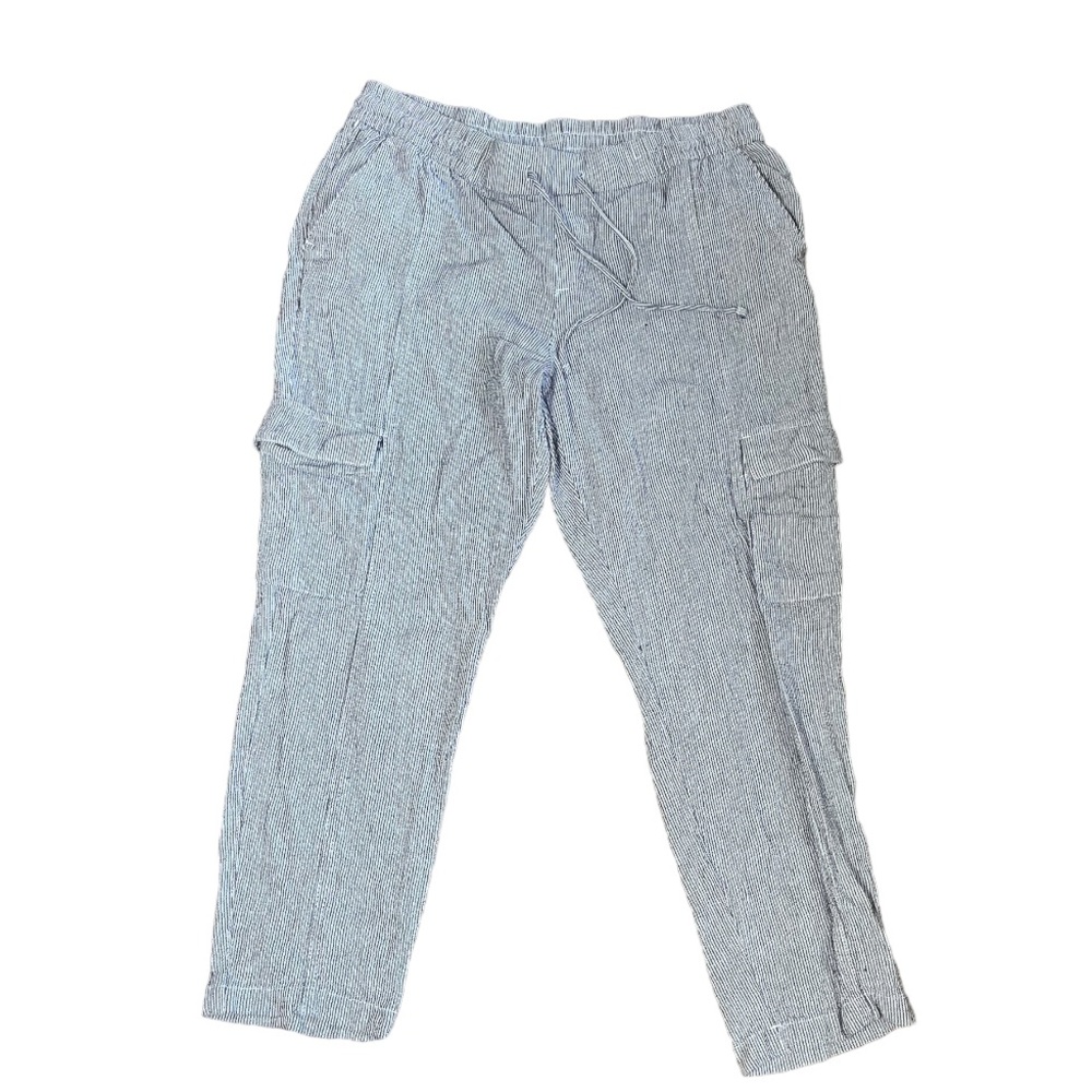 Old Navy Pinstripes Cargo Pants